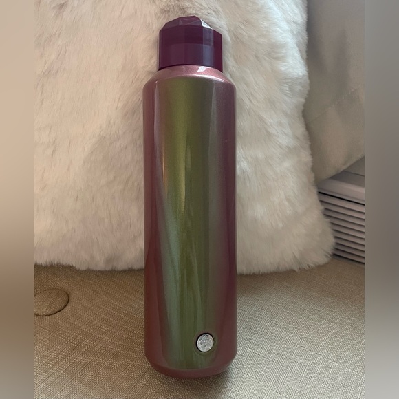 Starbucks Jewel Lid 2-tone Sparkle Iridescent Water Bottle, NWOT and Unused - Picture 6 of 12